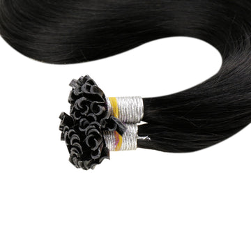 nail tip hair extensions human hair